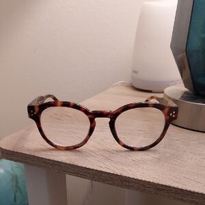 Tortoiseshell Round Women's Optical Glasses